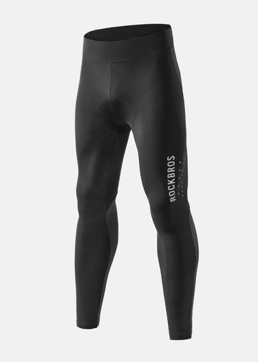 【ROAD TO SKY】by ROCKBROS Men's Cycling Tights in Black - Gio's Outdoors -ROCKBROSUSA