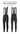 【ROAD TO SKY】by ROCKBROS Men's Cycling Bib Tights in Black - Gio's Outdoors -ROCKBROSUSA