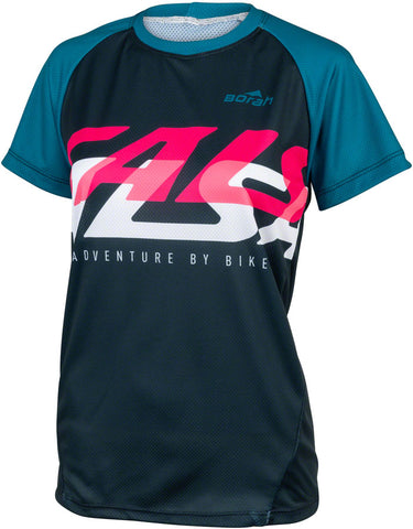 Salsa Women's Echo MTB Jersey - Small Dark Blue