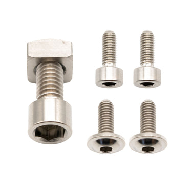 Better Bolts Fox 36 Fork Ti Bolt Kit 2021-2025 Fit4 Silver 6/Ct