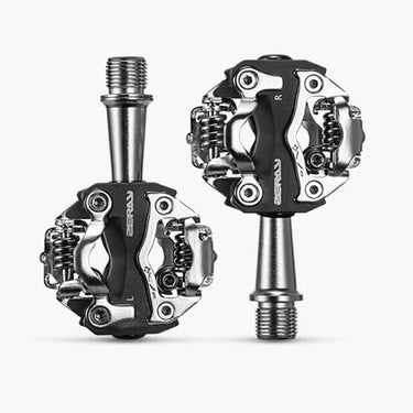 ROCKBROS ZERAY Bike Pedals Self-locking Aluminum Alloy Mountain Bike SPD CR-MO Pedals - Gio's Outdoors -ROCKBROSUSA