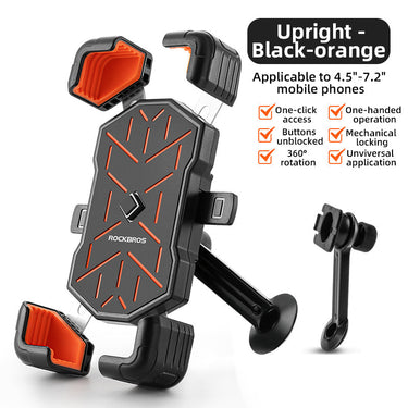 ROCKBROS HW-117 Bike Phone Mount 1s Lock Bike - Gio's Outdoors -ROCKBROSUSA