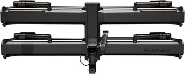 Kuat Piston Pro X Hitch Bike Rack - 2-Bike 1.25" Receiver LED Lights 4-Pin Plug Kashima Coat Galaxy Gray