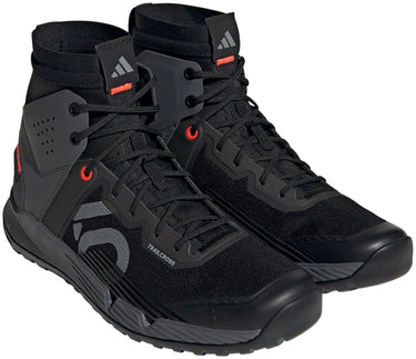 Five Ten Trailcross Mid Pro Flat Shoes - Men's Core BLK/Gray Two/Solar Red 12