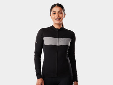 Trek Circuit LTD LS Women Large Black/Charcoal Jersey