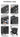 Super 30-Litre Bicycle Saddlebags in Black - Gio's Outdoors -ROCKBROSUSA