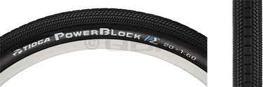 Tioga PowerBlock Tire - 24 x 2.1 Clincher Wire Black 60tpi