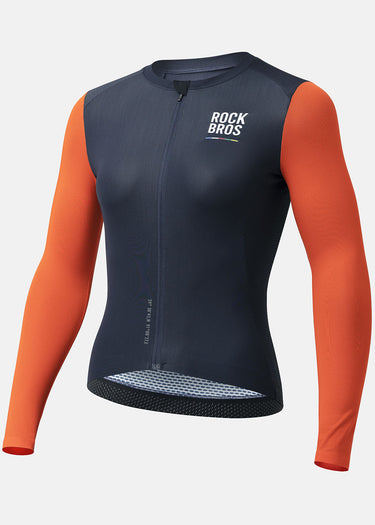 【ROAD TO SKY】 ROCKBROS Cycling Clothes Women's Long-Sleeved Jersey Summer Mountain Road Bicycle Sportswear - Gio's Outdoors -ROCKBROSUSA