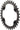 Wolf Tooth 96 BCD Chainring - 34t 96 Asymmetric BCD 4-Bolt Drop-Stop A For Shimano XTR M9000 M9020 Cranks BLK