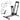 2-in-1 Adjustable Bike Stand Foldable Floor Vertical Rack Sturdy Carbon Steel for 24-27.5 Wheels - Gio's Outdoors -ROCKBROSUSA