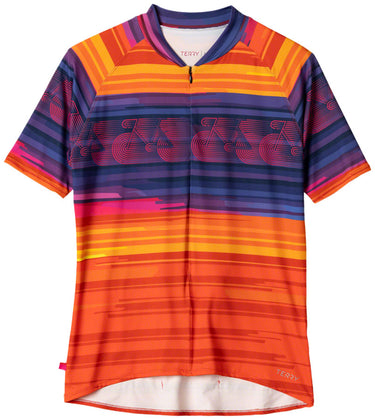 Terry Soleil Flow Short Sleeve Jersey - Women's Horizoom X-Large