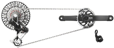 SRAM XX T-Type Eagle Transmission Power Meter Group - 175mm 32t Chainring AXS POD Controller 10-52t Cassette Rear Derailleur Chain