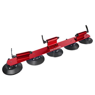 ROCKBROS Suction Cup Car Roof Rack for 3 Bikes - Red - Gio's Outdoors -ROCKBROSUSA