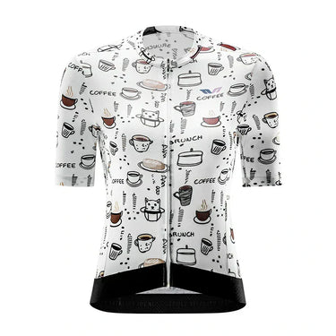 TVI ROCKBROS Elements Print Female Cycling Top Short-Sleeved Jersey - Gio's Outdoors -ROCKBROSUSA