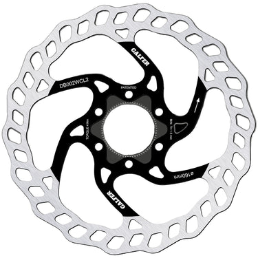 Galfer 160mm Rotor Center Lock 2.0mm Black/Silver