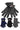 Men's Dark Neutrals Soft Fleece Snow Ski Gloves - Gio's Outdoors