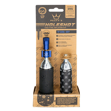 Peaty's Holeshot CO2 MTN Tire Inflator Kit w/2x25g Navy