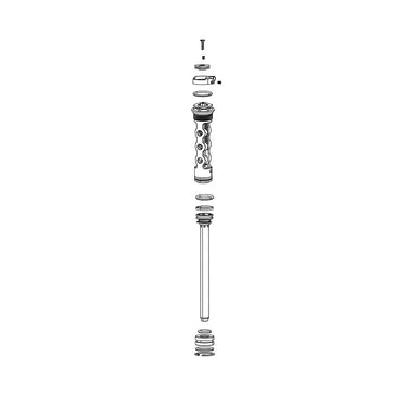 RockShox Damper for 30 Gold/Judy Gold Remote 10mm 26 (2013+ PushLoc OneLoc Twistloc) RL - 30 Gold A1+/Judy Gold A3+ (Non-Boost) 11.4018.104.031