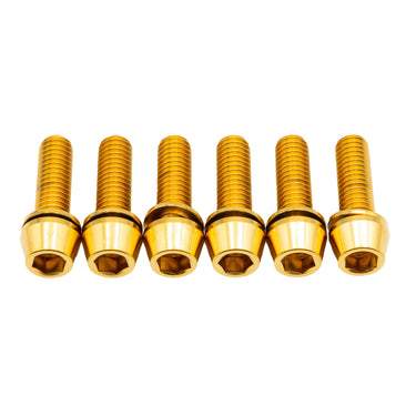 Better Bolts Deity Copperhead Ti Stem Bolt Kit Gold 6/Count