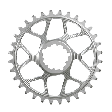 Works Components Round Chainring SRAM 3-Bolt 32T Boost 3mm Slv