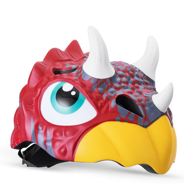 ROCKBROS Kids Cartoon Dinosaur Helmet Adjustable Lightweight - Gio's Outdoors -ROCKBROSUSA