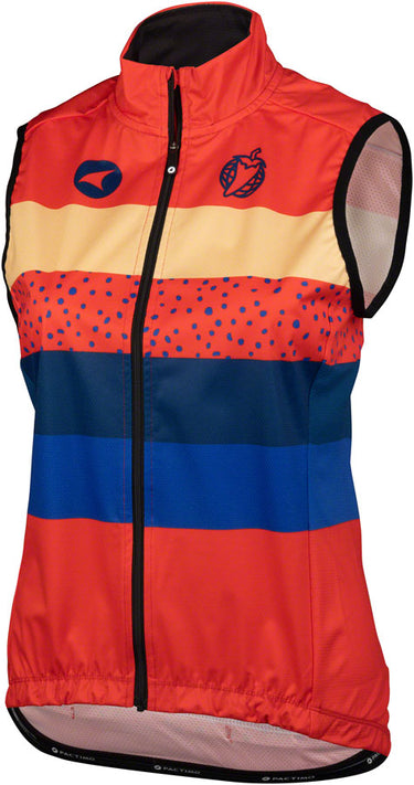 Salsa Team Polytone Women's Vest - Red w/ Stripes 2X-Large
