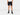 Short Trek Liner Women 3X Black