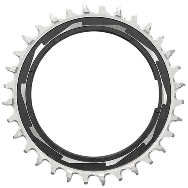 SRAM XX SL Eagle T-Type Thread Mount Chainring - 32t 12-Speed Thread Mount For XX SL PM Spider 0mm Offset Aluminum BLK/Silver