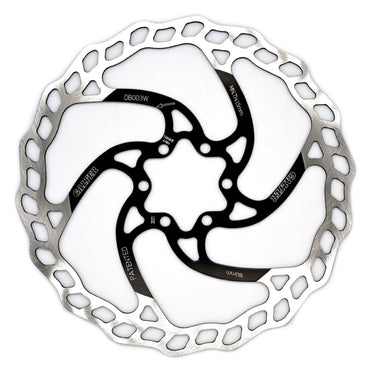 Galfer 180mm Rotor 6-Bolt 1.8mm Black/Silver