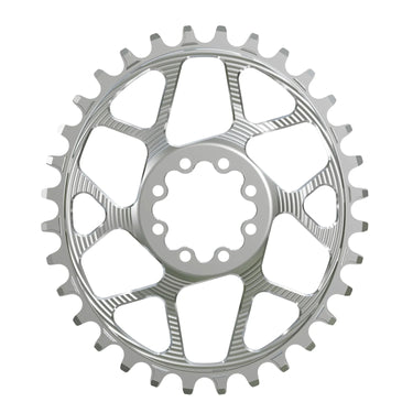 Works Components Oval Chainring SRAM 8-Bolt 30T Boost 3mm Slv