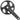 Shimano CUES FC-U6030-1 Crankset - 170mm 9/10/11-Speed 40t Asymmetric 110 BCD BLK