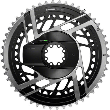 SRAM RED AXS 2x Power Meter Chainring Kit - 50/37t 2x12-Speed 8-Bolt Direct Mount BLK/Silver E1