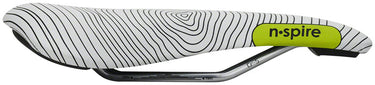 Smanie N.Spire Saddle - Chromoly Microfiber White 146