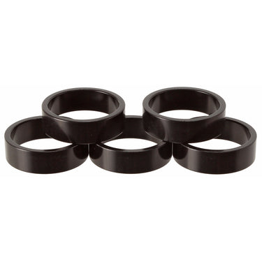 Wheels Mfg Aluminum Headset Spacer 1-1/8" 10mm 100/Count Black