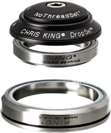 Chris King DropSet 3 Headset - 1-1/8 - 1.5" 41/52mm 36 Deg Matte Black