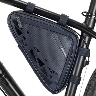 ROCKBROS Bike Triangle Frame Bag Bike Storage Triangle Bag Two Side Pockets 1.5L - Gio's Outdoors -ROCKBROSUSA