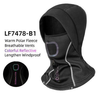 ROCKBROS Face Mask Climbing Hiking Fleece Thermal Windproof Cycling Headwear - Gio's Outdoors -ROCKBROSUSA