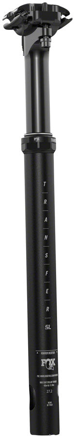 FOX Transfer SL Performance Series Elite Dropper Seatpost - 27.2 50 mm Internal Routing Anodized Upper
