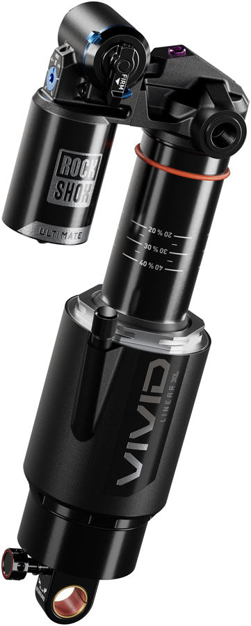 RockShox Vivid Ultimate RC2T Rear Shock - 205 x 60 mm Linear XL Air 2 Tokens Reb 55 / Comp 34 L/O 45 Standard Trunnion D1