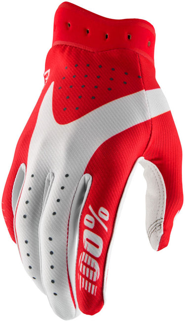 100% Itrack Gloves - Red Large