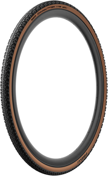 Pirelli Cinturato Gravel RM Tire - 700 x 50 Tubeless Folding Classic Tan SmartEVO GR ProWALL Gravel High Performance