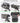 ROCKBROS Waterproof Handlebar Bags Front 2 Dry Packs for MTB Road Bicycles 19-20L - Gio's Outdoors -ROCKBROSUSA