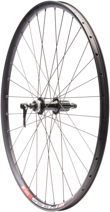 Quality Wheels Deore M610/DT 533d Rear Wheel - 29" QR x 135mm Center-Lock HG 10 BLK 32H