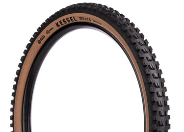 Teravail Kessel Tire - 27.5 x 2.5 Tubeless Folding Tan Durable Grip Plus Compound