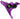 Hope RX4+ Disc Brake Caliper - Front Flat Mount Direct +20mm Mineral Oil Type Purple