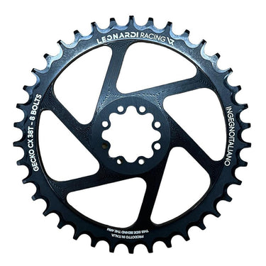 Leonardi Gecko CX and Gravel SRAM 8-Bolt 40t - Black