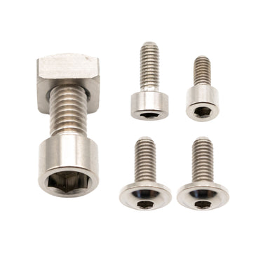 Better Bolts Fox 36 Fork Ti Bolt Kit 2021-2025 Grip Silver 6/Ct