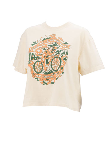 Teravail Artist Series: Joshua Noom T-Shirt - Ivory Womens Large