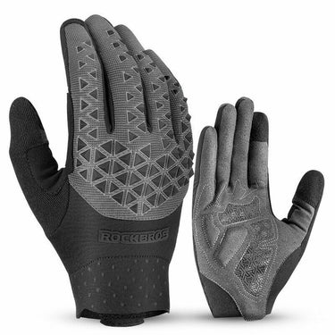 ROCKBROS Cycling Glove SBR Palm Bicycle Long Finger 3D Anti-collision Gloves - Gio's Outdoors -ROCKBROSUSA