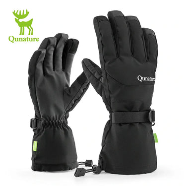 Qunature Outdoor Insulated Ski Gloves - Windproof Waterproof Touchscreen Compatible - Gio's Outdoors -ROCKBROSUSA